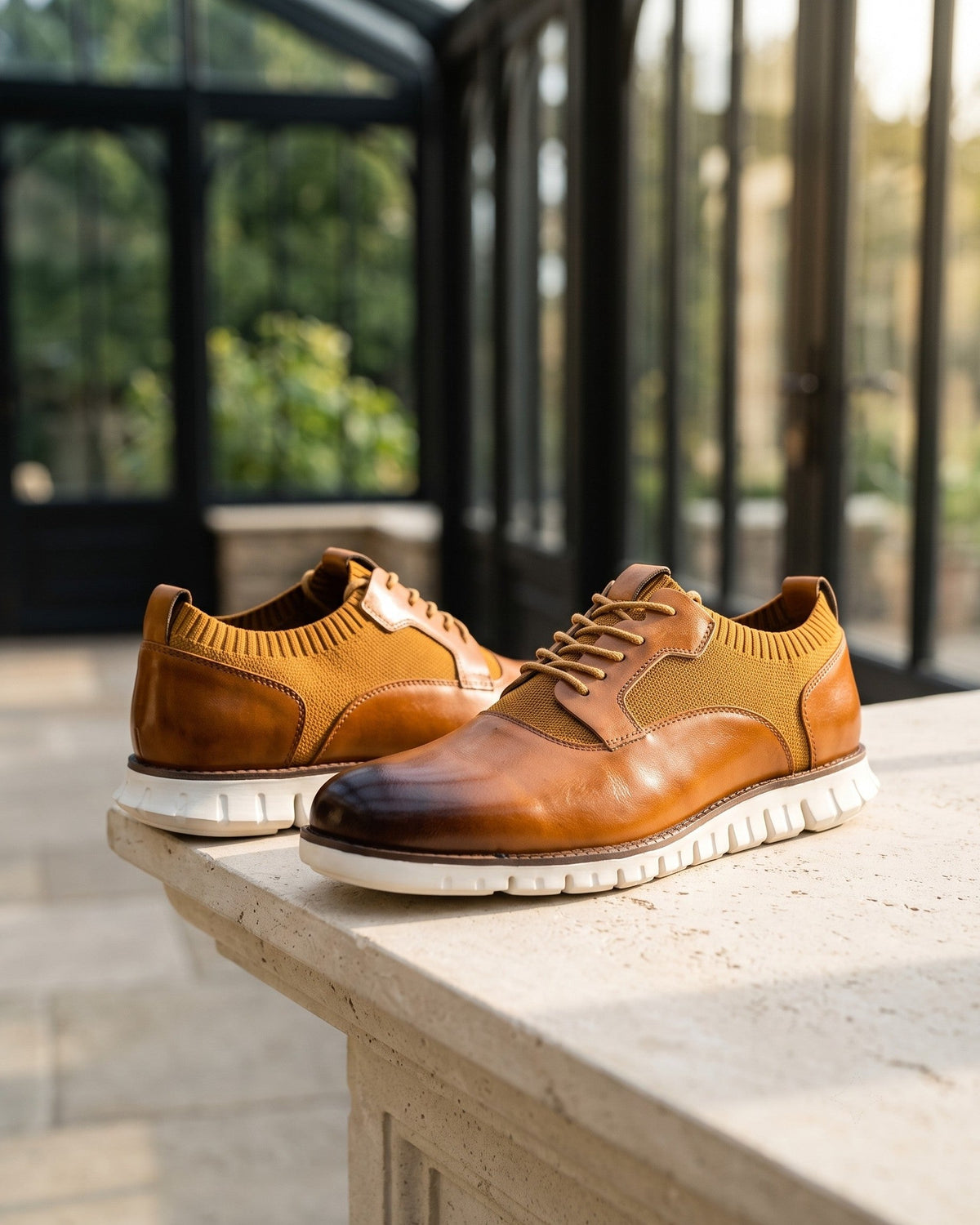 Emilio Faux Leather Hybrid Sneaker